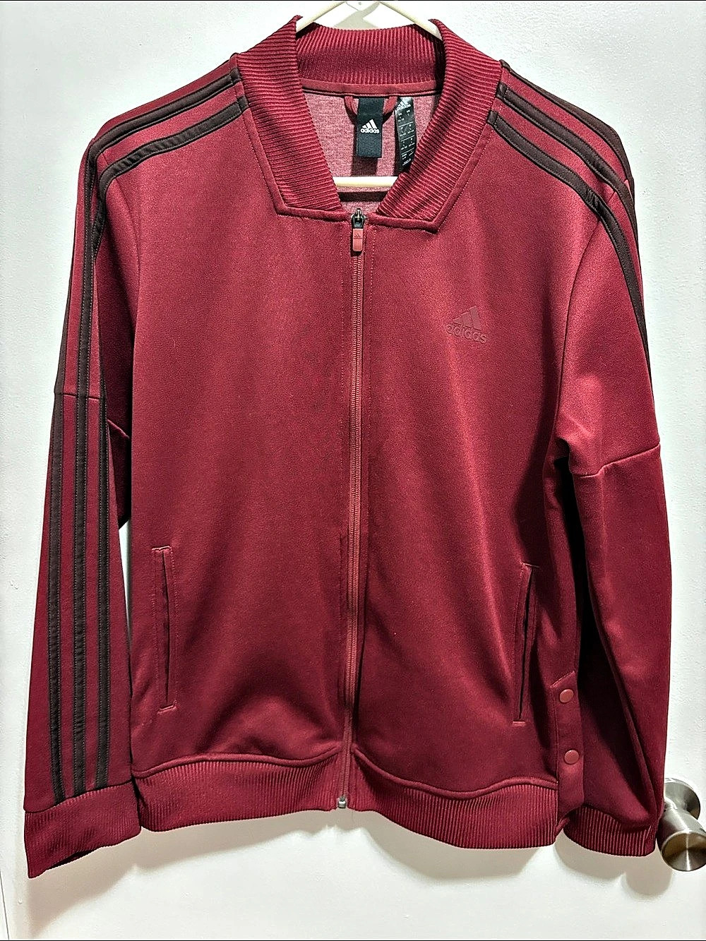 adidas Track Jacket Red Large Like New